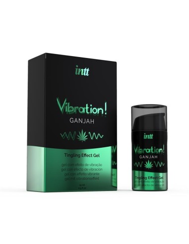 Intt - Potente Estimulante íntimo Gel Vibrador Liquido Cannabis 15ml