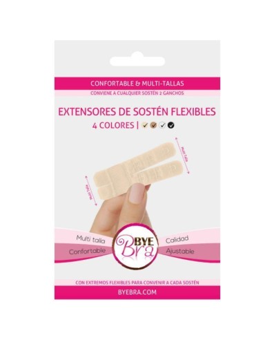 Bye-bra - Extensores De Contorno Flexibles 2 Ganchos 3 Uds