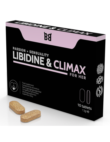 Black Bull - Libidine & Climax Aumento Líbido Para Mujer 10 Cápsulas