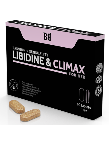 Blackbull By Spartan - Libidine & Climax Aumento Líbido Para Mujer 10 Cápsulas