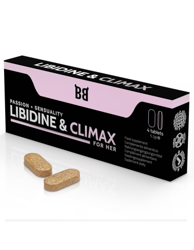 Blackbull By Spartan - Libidine & Climax Aumento Líbido Para Mujer 4 Cápsulas