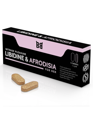 Black Bull - Libidine & Afrodisia Placer Intenso Para Mujer 4 Cápsulas