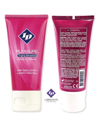 Id Pleasure - Lubricante Base Agua Tinging Sensation Travel Tube 60 Ml