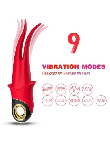 Armony - Shadow Vibrador Pinza Rojo