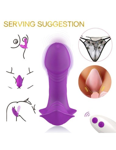 Armony - Whistle Vibrador Introducible Control Remoto Violeta