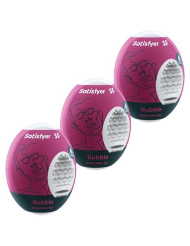 Satisfyer - 3 Huevos Masturbadores Bubble