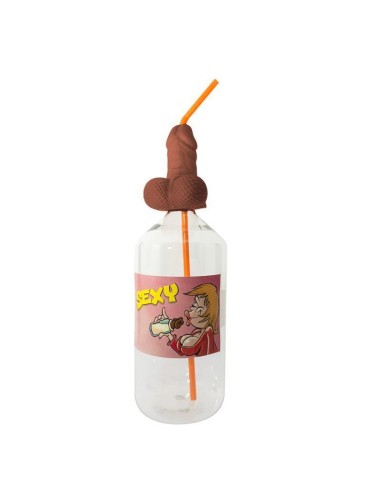 Biberón Personal Pene Mulato 500 Ml