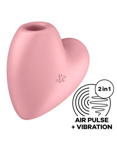 Satisfyer - Cutie Heart Estimulador Y Vibrador Rosa