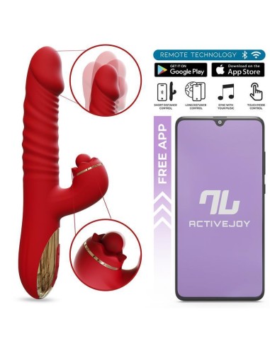 Vibrador  Ascen Con Thrusting Y Waving Y App Usb Magnético