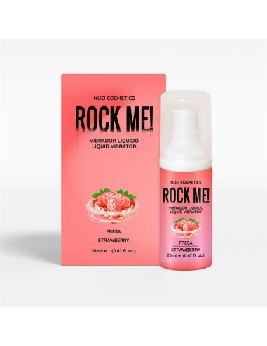 Rock Me! Vibrador Líquido Fresa 20 Ml