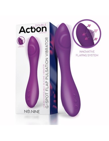 No. Nine Vibrador Punto G Función De Pulsación Usb Magnético Silicona