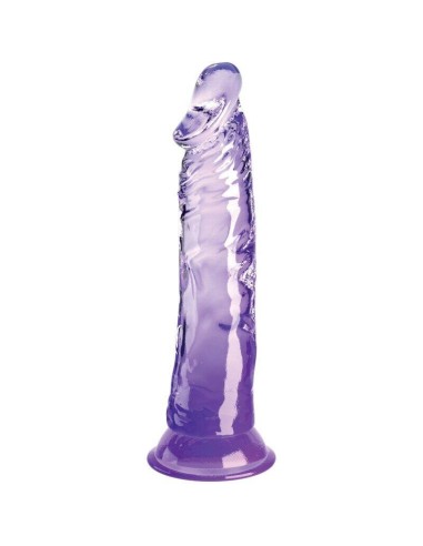 King Cock - Clear Pene Realistico 19.7 Cm Morado