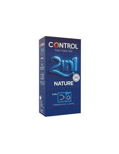 Control Preservativos Nature Con Lubricante - 6uds