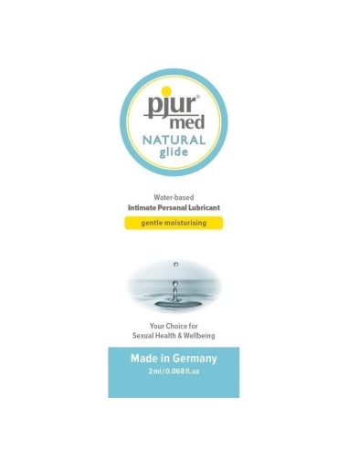 Pjur - Med Natural Lubricante Base Agua 2 Ml