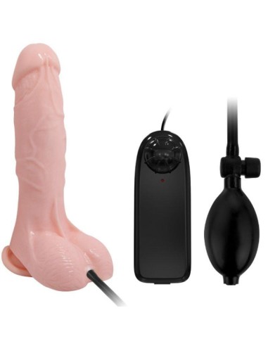 Baile - Dildo Realistico Vibrador E Inflable 18.8 Cm