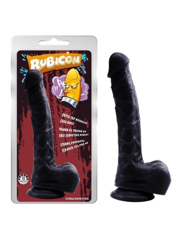 Dildo Leviathan 25.5 X 4.5 Cm Negro