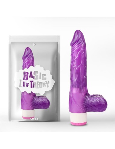 Vibrador Multi Velocidad Realista Púrpura 20cm