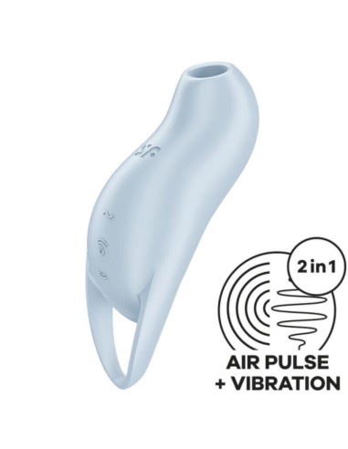 Satisfyer - Pocket Pro 1 Estimulador Clítoris Azul Claro