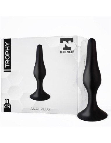 Trophy Plug Anal 11 Cm Silicona Negro