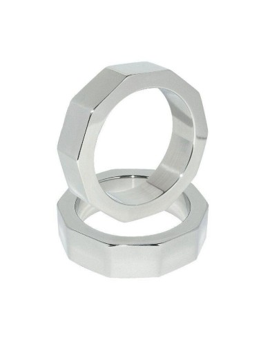 Metal Hard - Anillo Pene Y Testiculos Nut 45 Mm