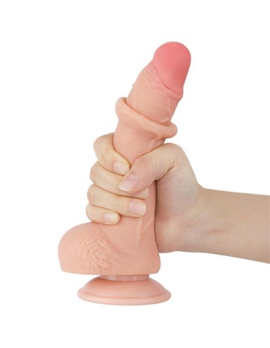 Dildo Dual Layer Piel Deslizante 7.5