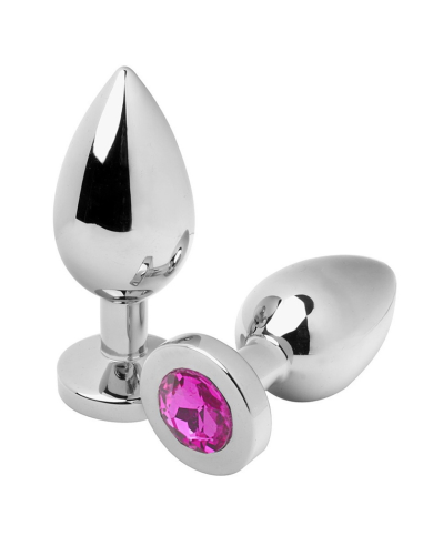 Metal Hard - Anal Plug Diamond Rosa Small 5.71cm