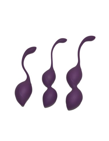 Set De 3 Bolas Kegel Geneva Purpura