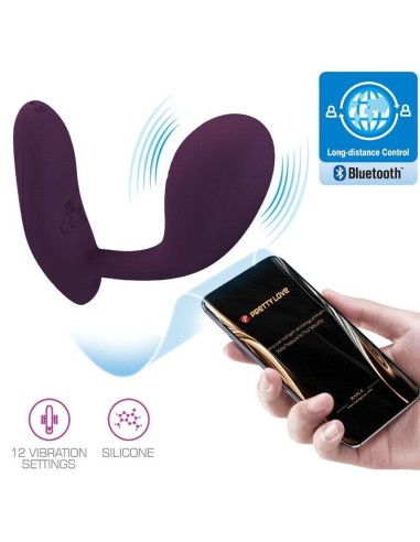 Pretty Love - Baird G-spot 12 Vibraciones Recargable Lila App