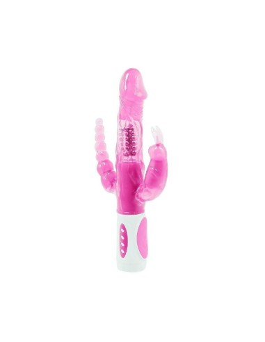 Baile Pretty Bunny Triple Vibrador Rotador