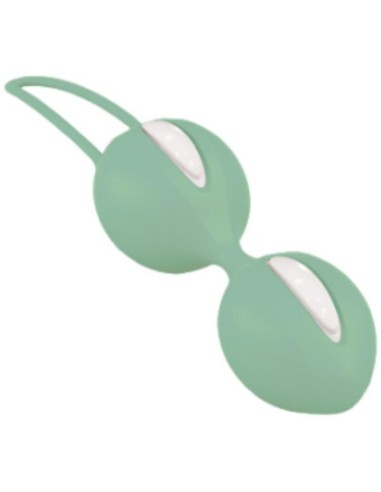 Fun Factory - Smartballs Duo Bolas Pelvicas Blanco / Verde Pistacho