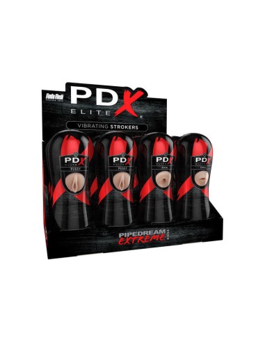 Pdx Elite - Set Masturbador Stroker 12 Unidades: 6x Vagina, 3x Ano, 3x Boca