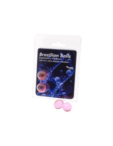 Taloka - Brazilian Balls Gel Excitante Efecto Vibración Refrescante 2 Bolas