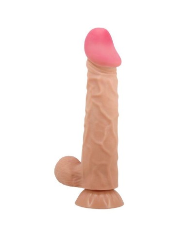 Pretty Love - Sliding Skin Series Dildo Realístico Con Ventosa Piel Deslizante Moreno 24 Cm