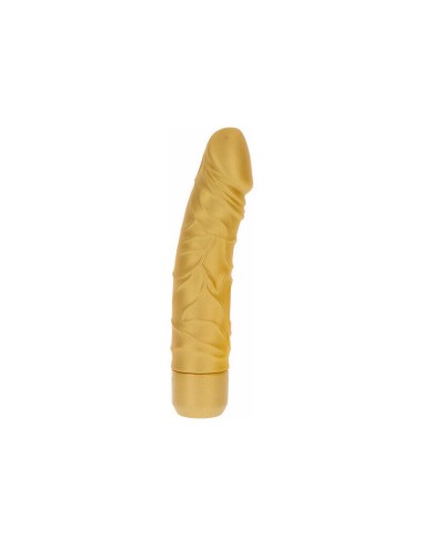 Get Real - Gold Dicker Original Vibrador Dorado