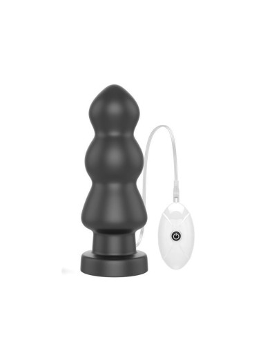 Plug Anal Con Vibración King Sized 7.8 Negro