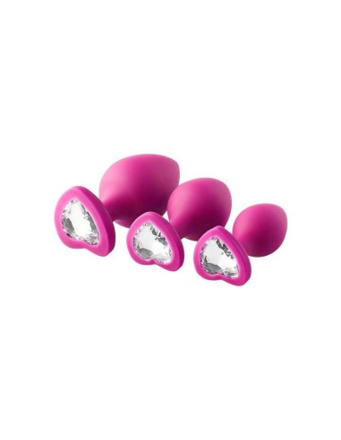 Flirts Anal Training Kit Gem Stone Pink