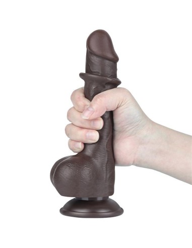 Dildo Dual Layer Piel Deslizante 7.5