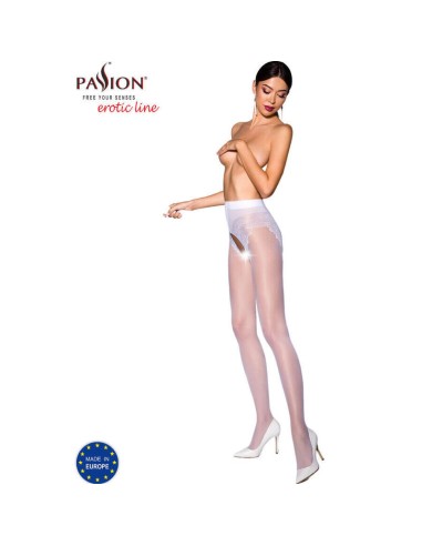 Passion - Tiopen 006 Medias Blanco 3/4 30 Den