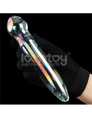 Dildo De Cristal Que Brilla En La Oscuridad Twilight Gleam Prism Glass