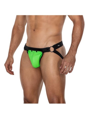 Jockstr4p02 Suspensorio Jocksnap Verde Talla (interno):s/m