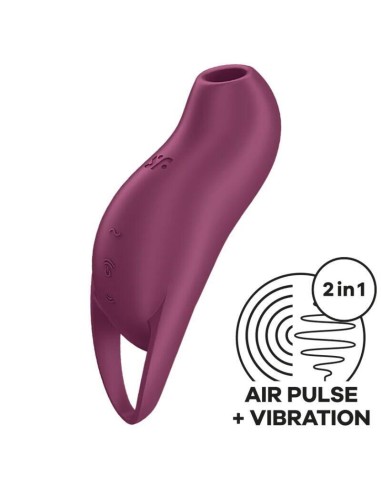 Satisfyer - Pocket Pro 1 Estimulador Clítoris Granate