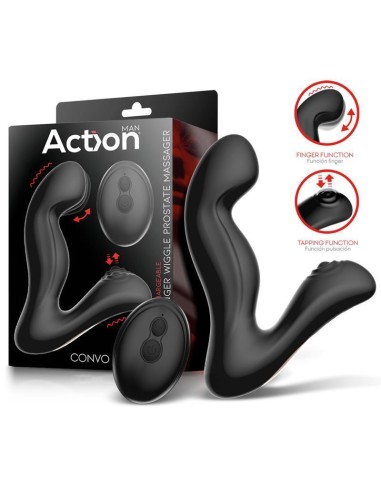 Convo Prostate Stimulator With Tapping And Finger Wiggle Function