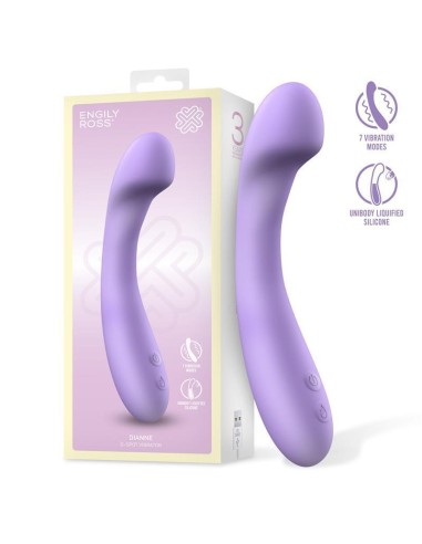 Vibrador Dianne Silicona Líquida Unibody Punto G Flexible Usb