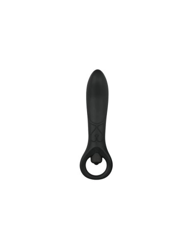 Vibrador Anal Estimulador Perineo Silicona- Negro