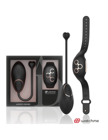 Anne's Desire - Huevo Control Remoto Tecnologãa Watchme Negro/gold