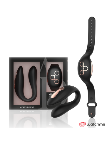 Anne's Desire - Dual Pleasure Tecnologãa Watchme Negro/gold