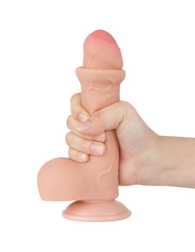 Dildo Dual Layer Piel Deslizante 7