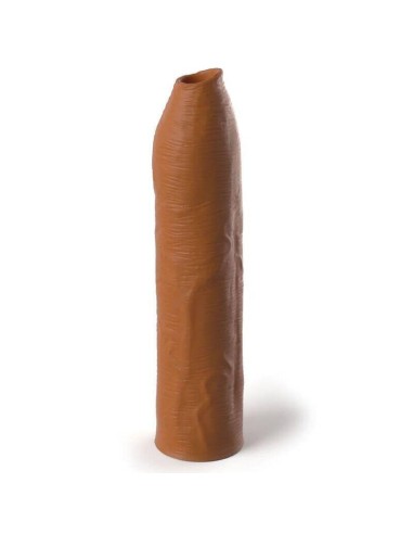 Funda Para El Pene Pipedreams Extension Sleeve Uncut 17,78 Cm Caramel