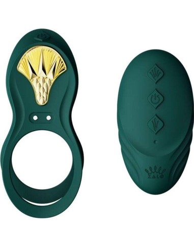 Zolo - Bayek Anillo Vibrador Control Remoto Parejas Verde