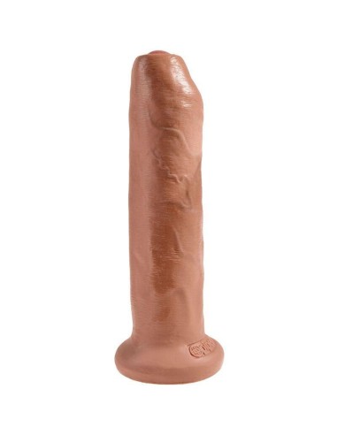 King Cock - Pene Realistico Con Prepucio 17.8 Cm Caramelo